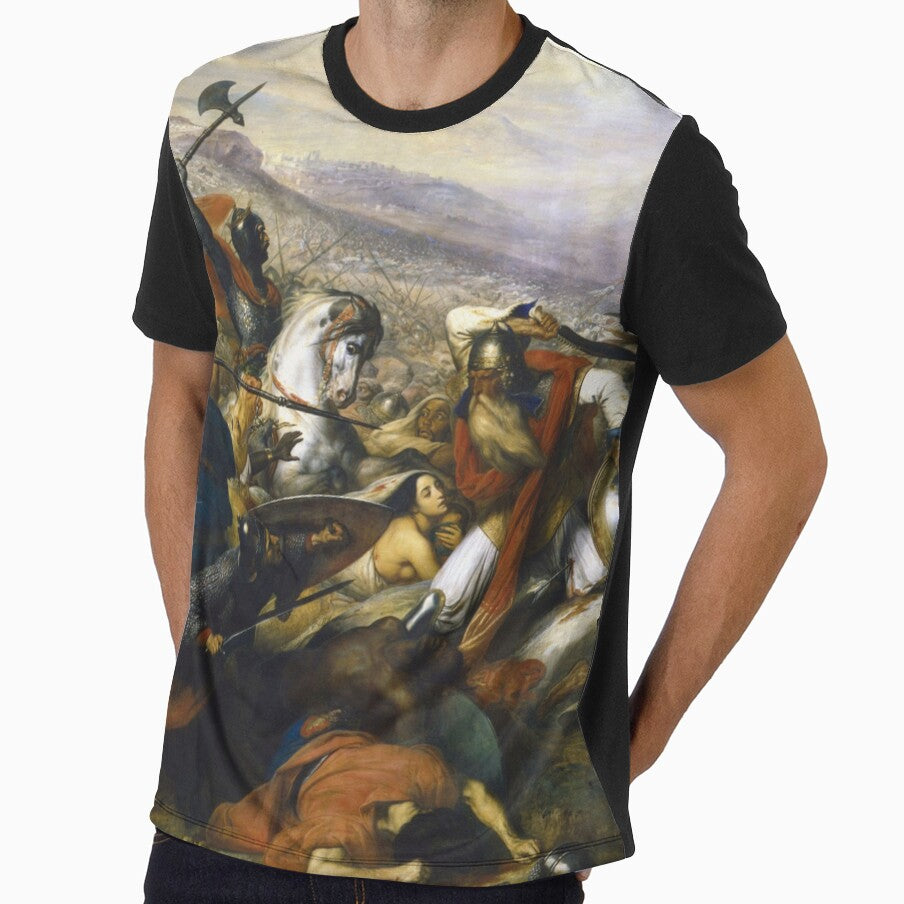 Charles Auguste Steuben's The Battle of Poitiers by mosfunky
