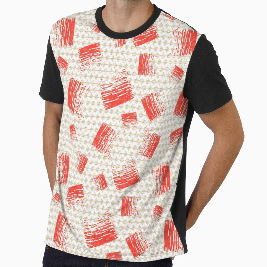 brush touch All over printed design by ZibaCentralShop