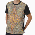 Boho Paisley All Over Warm Fall Colors Print by Farprintod