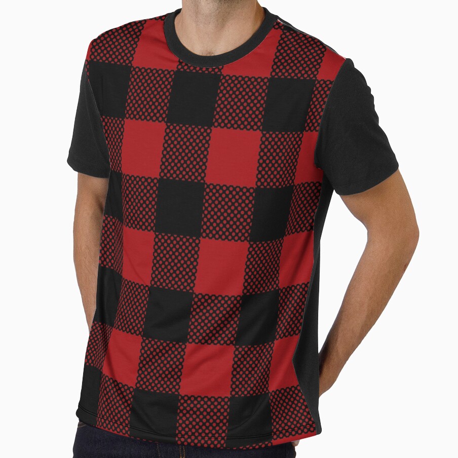 Red & Black Plaid Seamless Pattern by fotollissimo