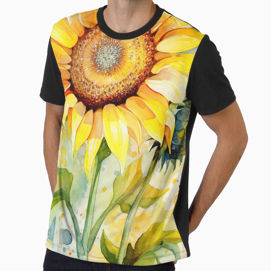 Helindra - Sunflowers Watercolor (2/4) by sabantha