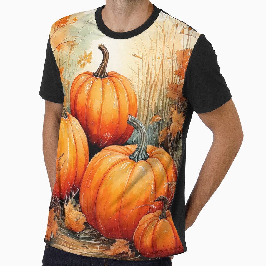 Pumpito - Pumpkin Watercolor (8/16) by sabantha