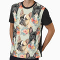 French Bulldogs All Over Tote Bag by candiscamera