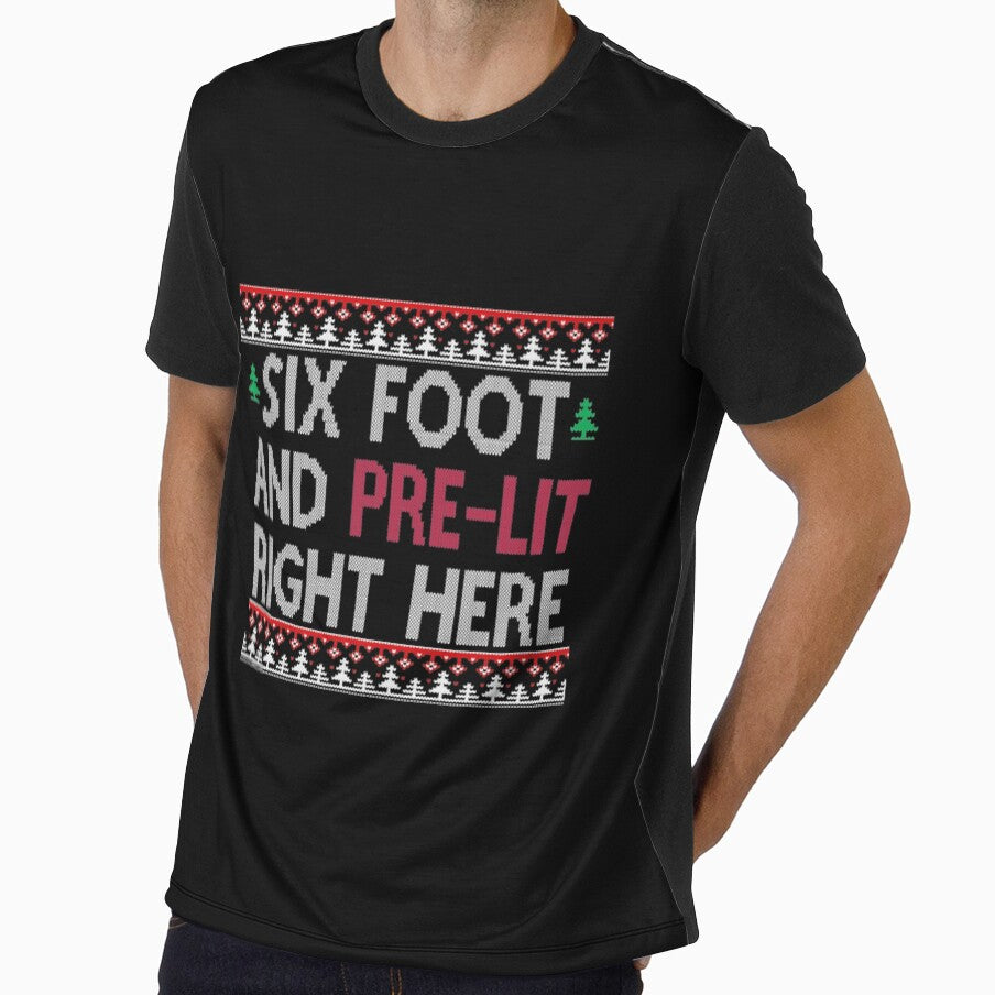 6ft Prelit Full Christmas Tree Funny Christmas Sweater by Anderson99999
