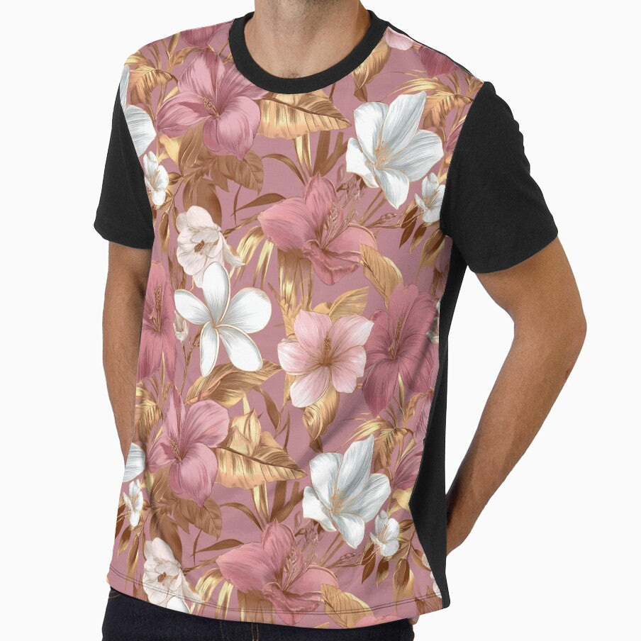 Petaled Tropical Flower Print  - Flower Bouquet Pattern  - Christmas Gift Ideas by RoyalStarsPatts