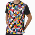 Geometric Cubes pattern by Kilgarproducts