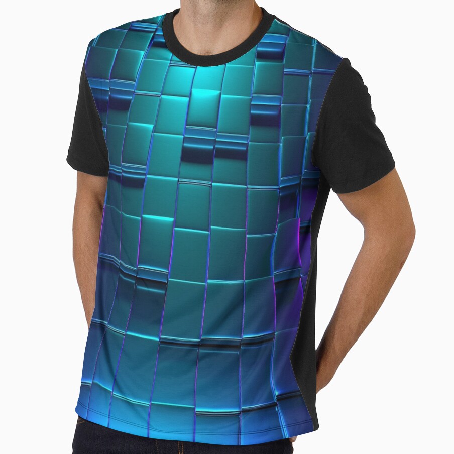 Purple cubic 3d design by Rajzone