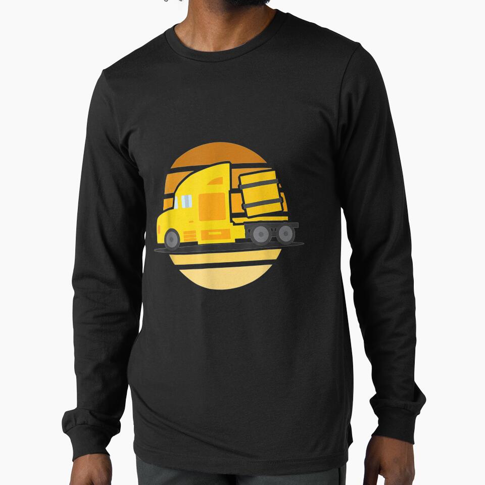 Retro Vintage Trucker Creative Truck Design Gift by lindafrances