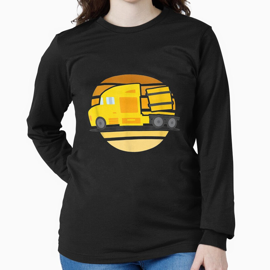 Retro Vintage Trucker Creative Truck Design Gift by lindafrances
