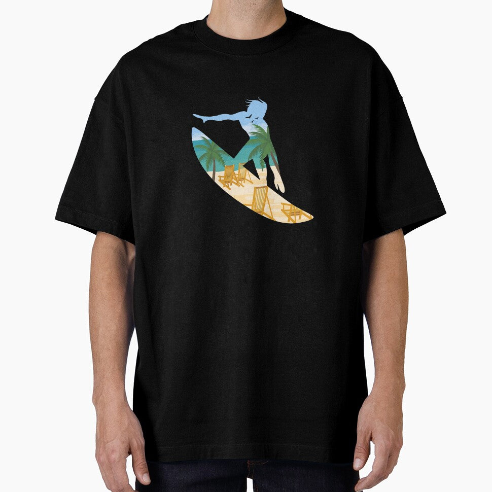 Surfing Beach by VibrantGifts