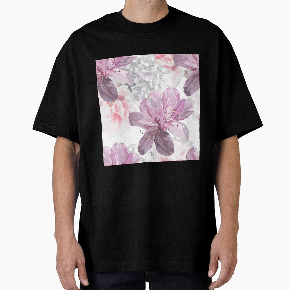 French Soft Mauves floral watercolour by DavJen