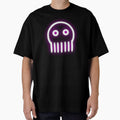 Cute skull Jellyfish in neon pink by M-Lorentsson