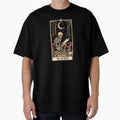 The Reader antique tarot cartomancy - skull and mushrooms with moon by Fantasy Cache