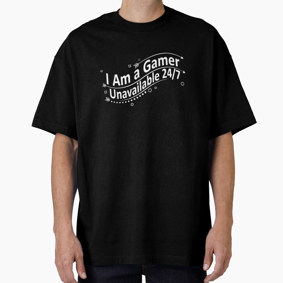 i am a gamer unavailable 24/7 by VireonTees