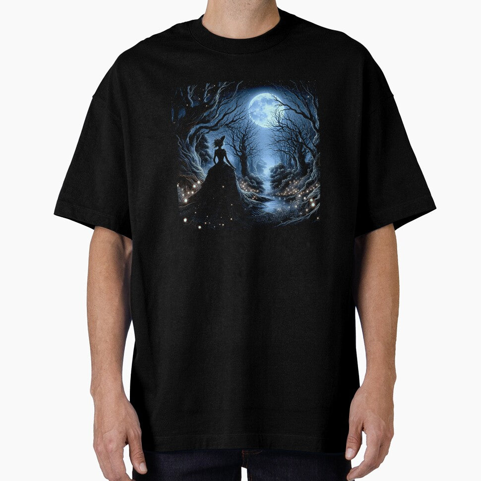 goth aesthetic forest dark blue by SpookyRat1942