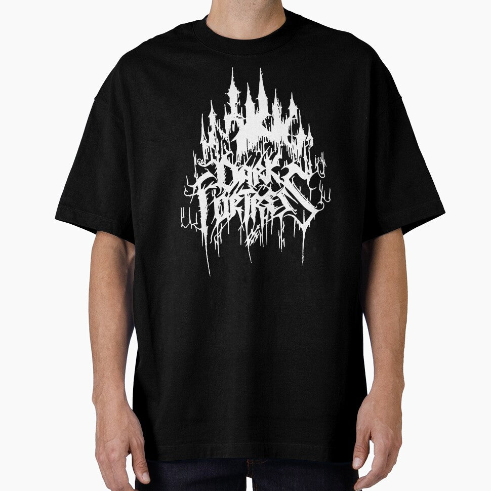 Dark Fortress logo in white by ClexStudio