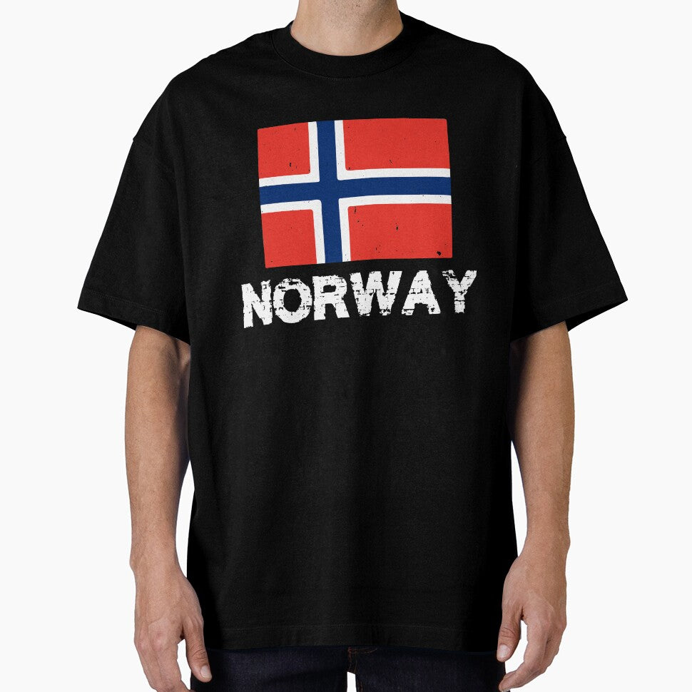 Norway Flag T-Shirt for Men and Women by AllStarMerch