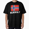 Norway Flag T-Shirt for Men and Women by AllStarMerch