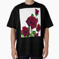 Burgundy roses Abstract color by artdragongift 15
