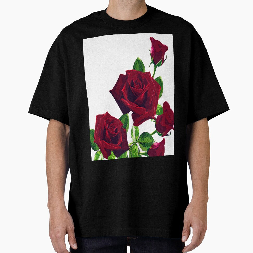 Burgundy roses Abstract color by artdragongift 15