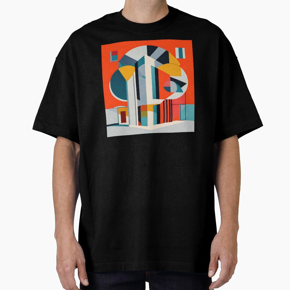 architectural tree | geometric buildings by Phoenix-Textile