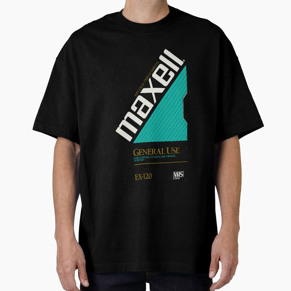 MAXELL VINTAGE 90S VHS COVER by WHAT THE SHIRT