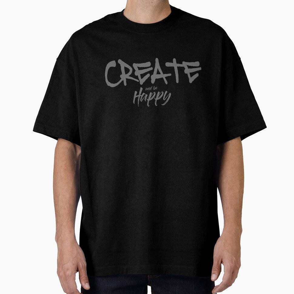 CREATE AND BE HAPPY by FineTipCreative
