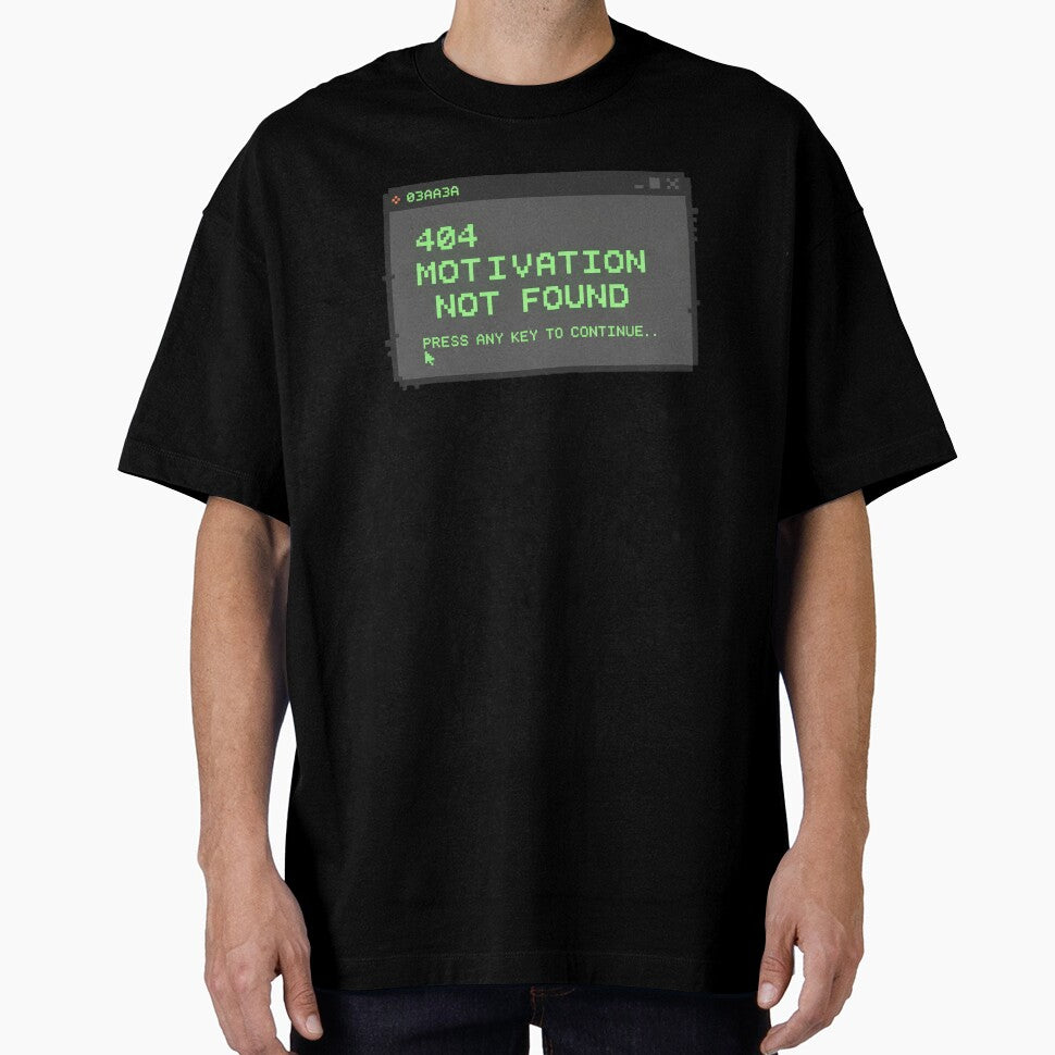 404 Motivation Not Found by PunchText designs