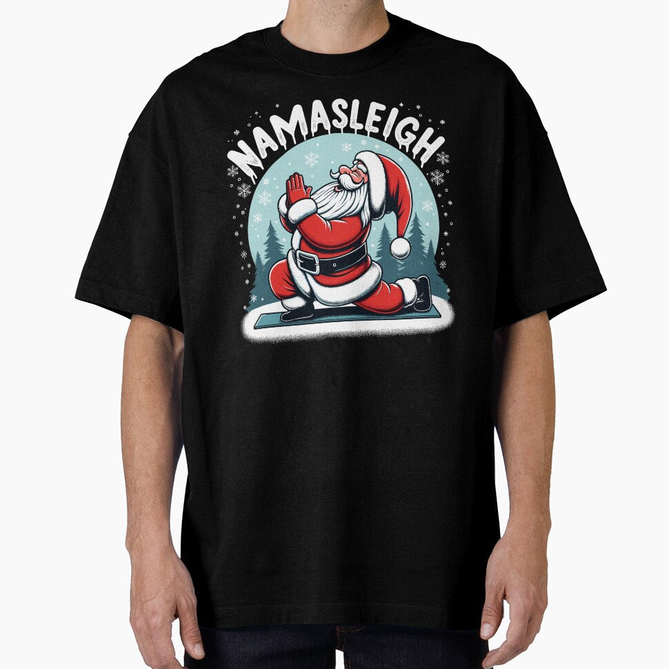 Namasleigh Funny Yoga Gift Men Women Ugly Christmas Yoga by KsuAnn