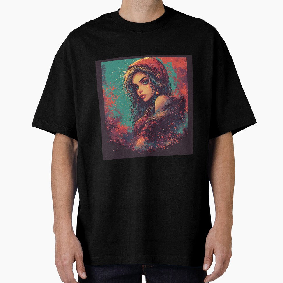 Beautiful Retro Art For Woman In pixel Art by jimcaza
