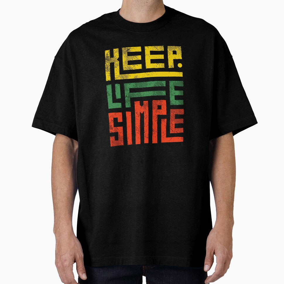 Keep Life Simple Retro Art by DJava-ArtO