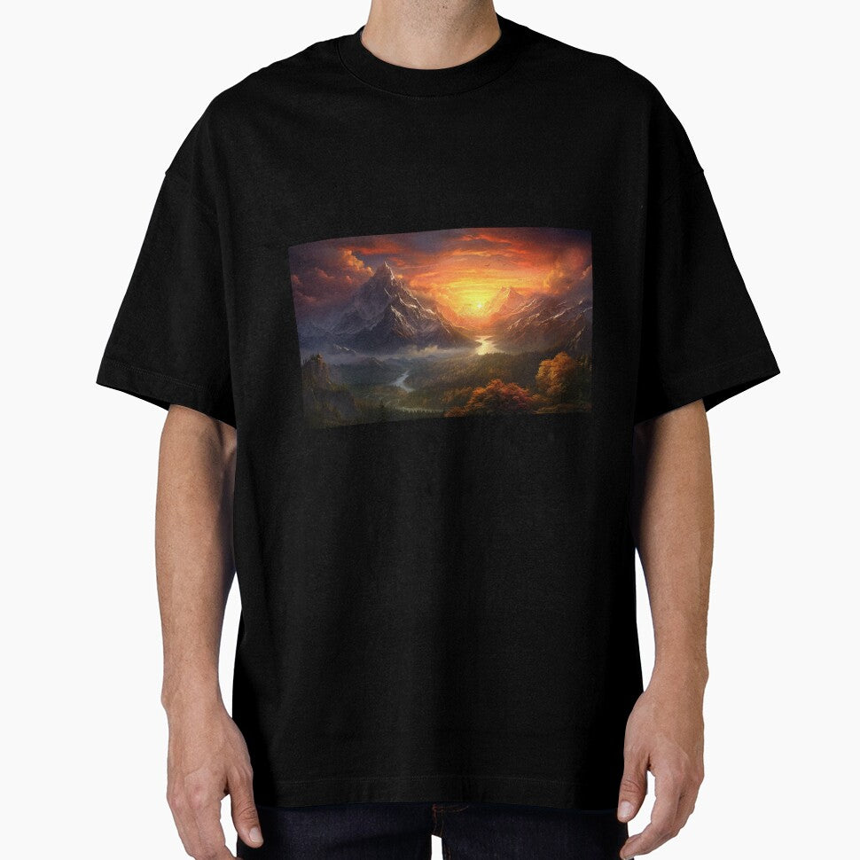 Fantasy Landscape - Sunset Valley by Fantasy Masterpiece
