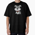 Cartoon Dog Schnauzer with Floppy Ears by Jenn Inashvili