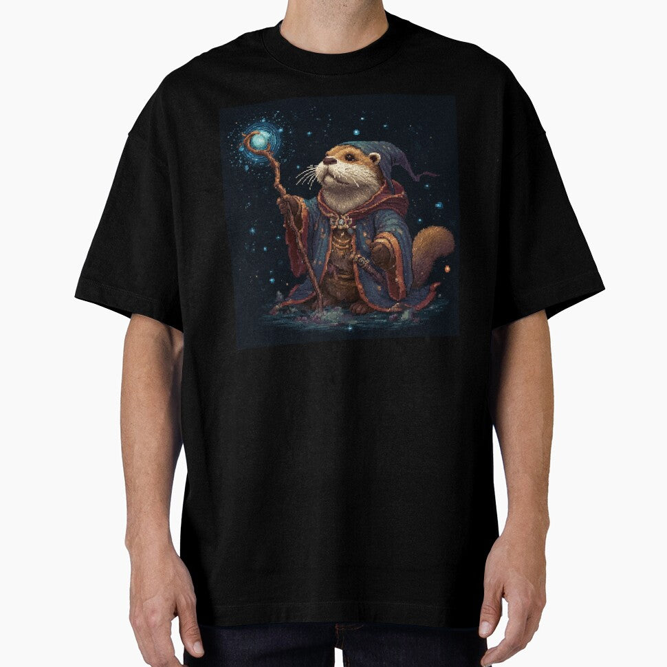 Otter Wizard Pixel Art by Kaos-Bit