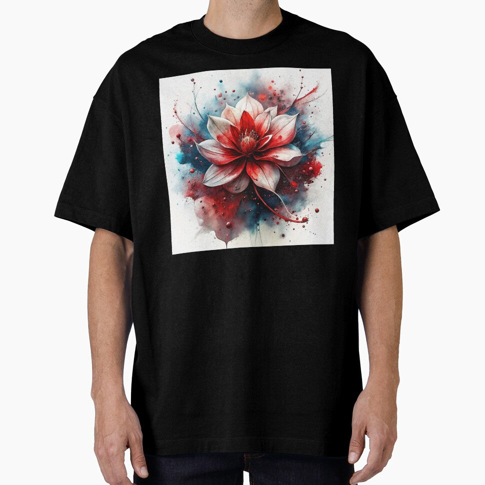 red and white lotus flower by jkrphoto