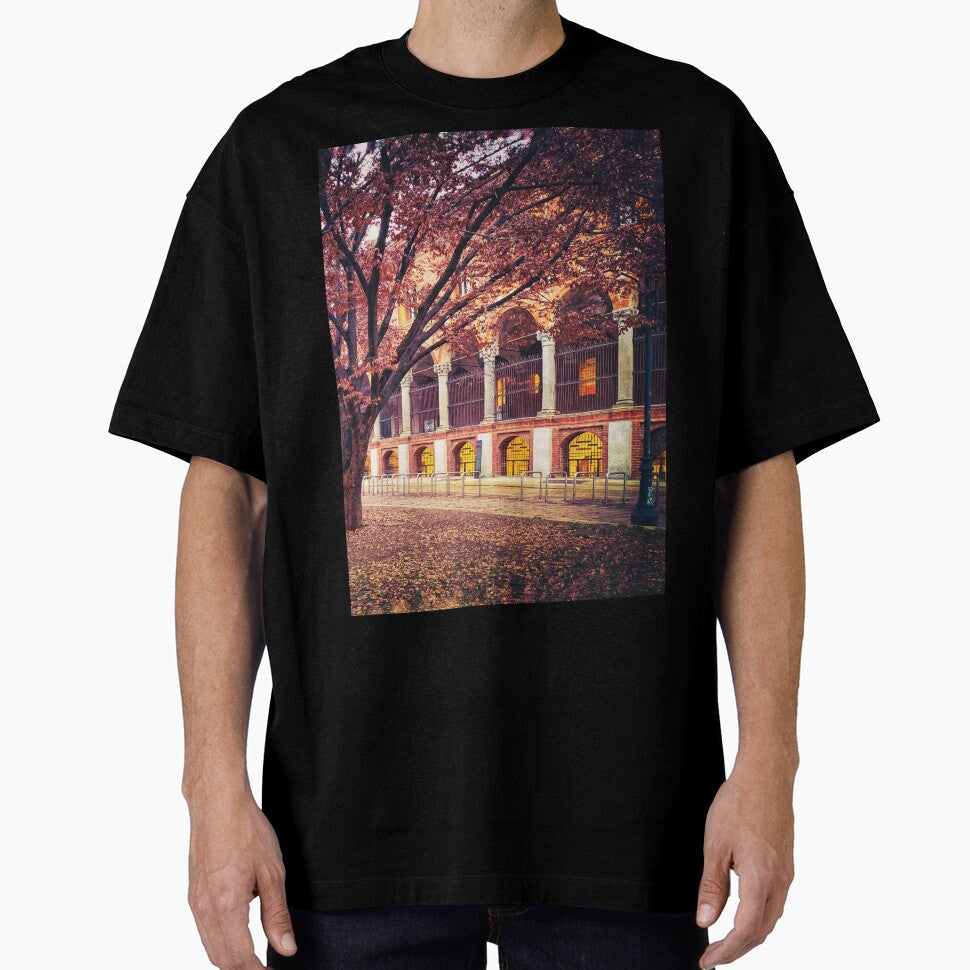 Autumn Leaves Trees Nature City Architecture Italy by eleonoraingrid
