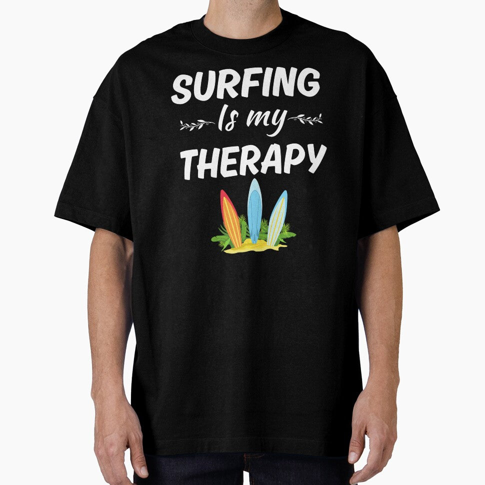 Surfing is my therapy, surfing enthusiasts fan or lover saying by NBSStore