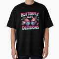 Butterfly Clips & Bad Decisions – Y2K Glam Tee by Ashley critters