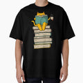 Reading Cat - Funny Book &amp; Tea Lover 	 Short Sleeve by sofekmiselc