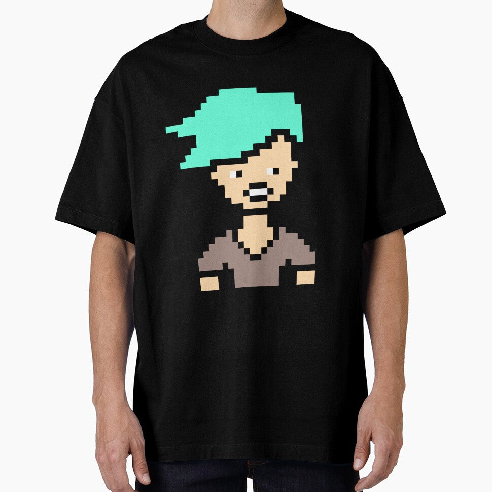 handsome pixel art character colorful funny by therkmr