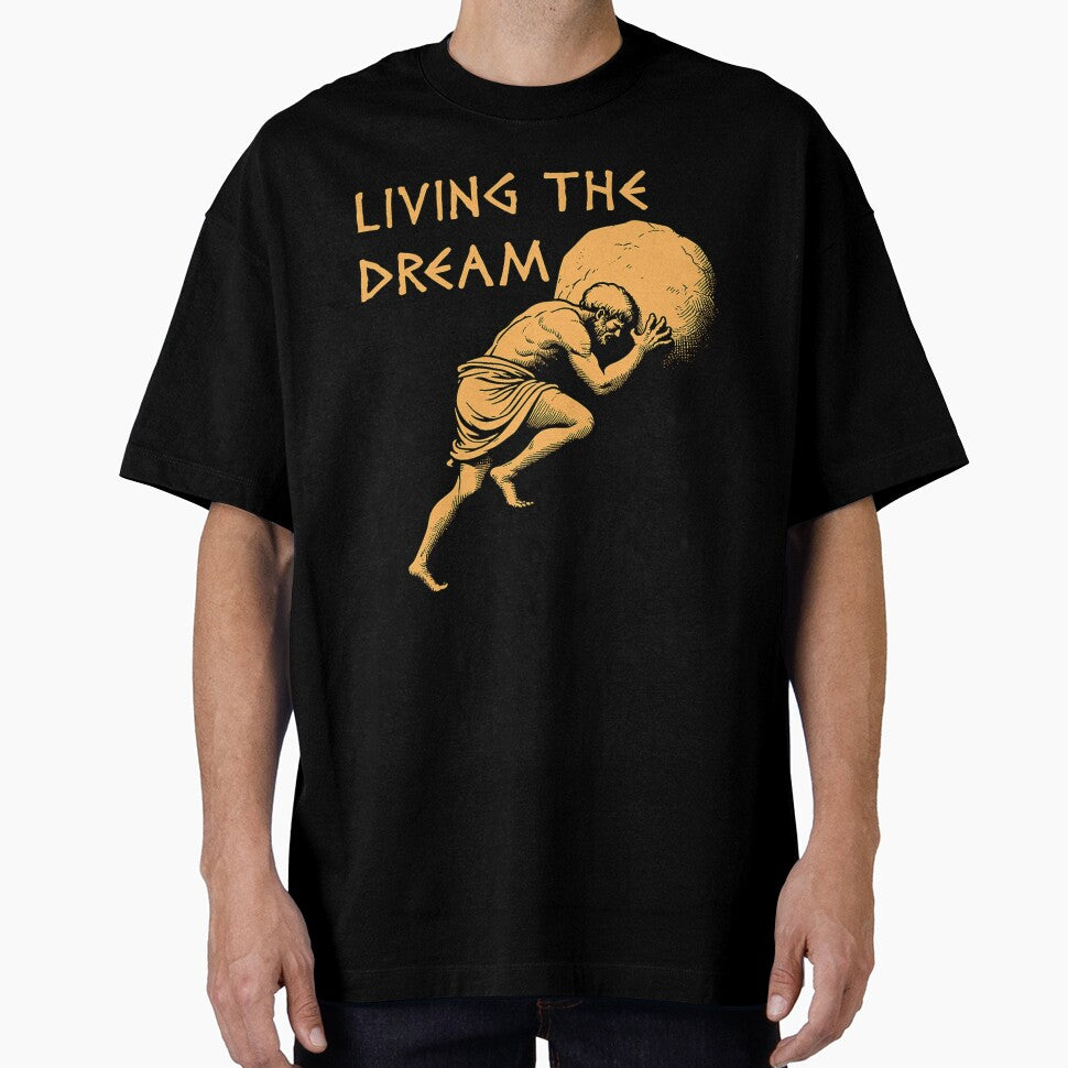 Living The Dream Sisyphus Greek Mythology Meme by JackieBryant