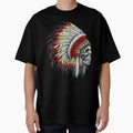 Native American Indian Chief Skull Motorcycle Headdress by jennifera11