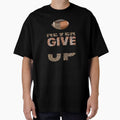 Never Give Up Football Leopard png Sublimation Design, Football PNG, Football Season, Football Mom png, Football Mom, Distressed Football, Love football by Peerda