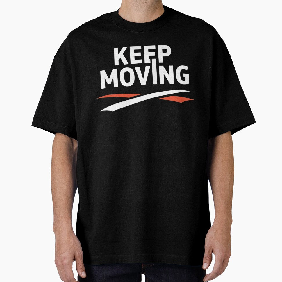 Keep Moving Motivational Typography Design by Artbyhannan