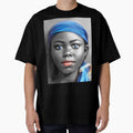 Customized Black & White Color Splash of African American Girl by ReFLEKshnInc