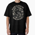 Radicalized By Basic Decency Floral Empowerment Feminist Design by michealhunt1