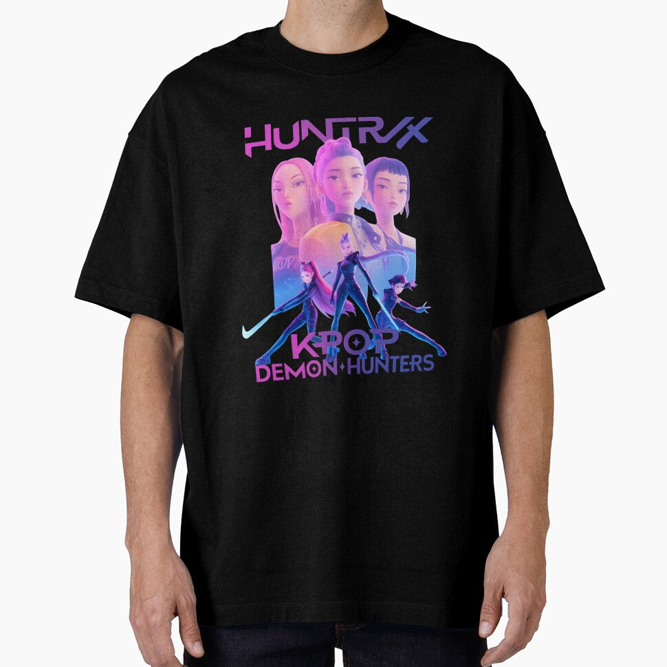 Kpop Demon Hunter | Dark Fantasy Idol Aesthetic | Anime Streetwear Design by flowerpower999