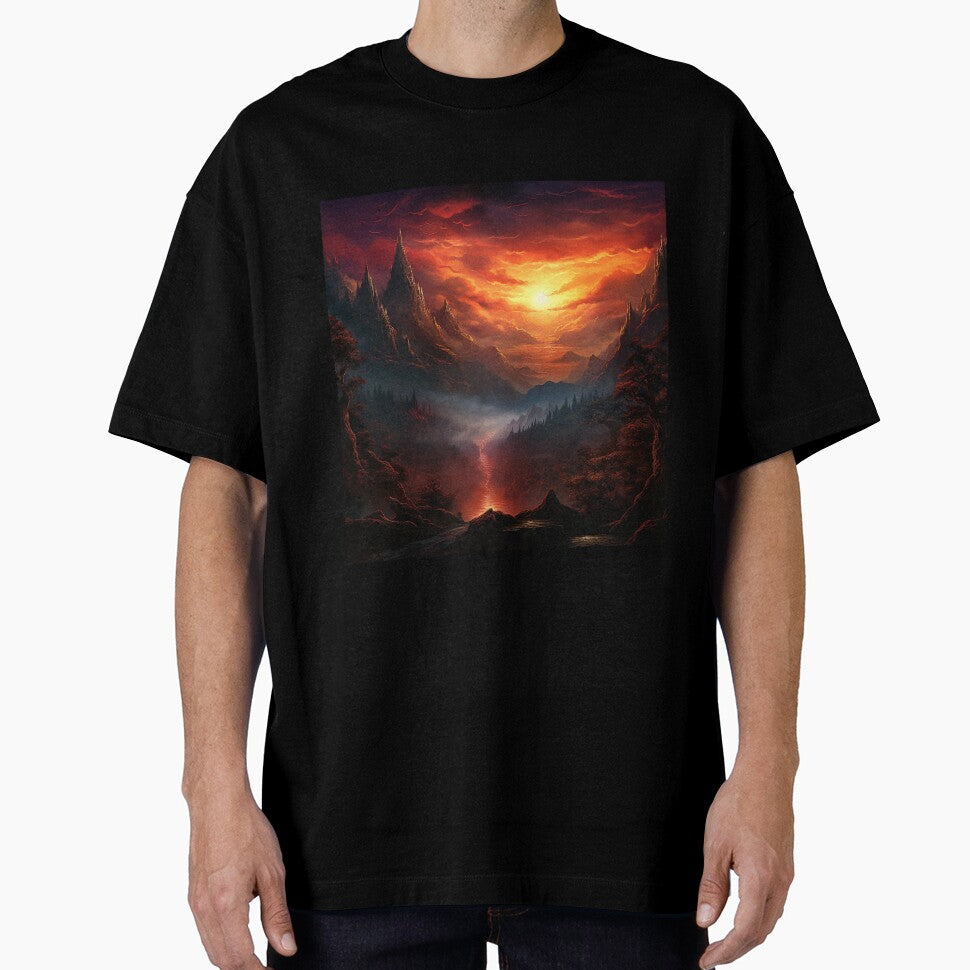 Fantasy Landscape - Land of Fire by Fantasy Masterpiece