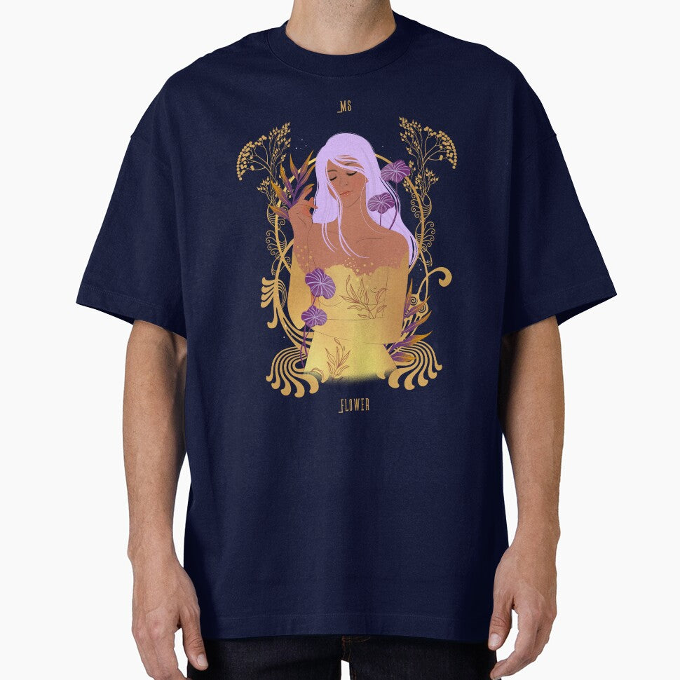Ms Flower Purple & Gold by CryinkDesigns