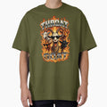 Badass Flaming Throat Goat G.O.A.T. Streetwear Graphic by TshirtsOnline-